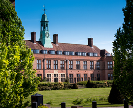 Wide angled shot of Hilda Constance Building